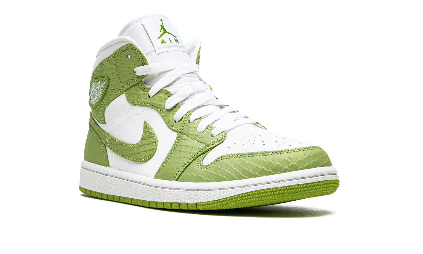 AIR JORDAN 1 MID SE WMNS "Green Python"